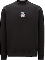 Moncler Embroidered Crewneck Sweatshirt Black Long Sleeve Casual Wear. I20918G00045809KX999 Moncler Embroidered Crewneck Sweatshirt Black Long Sleeve Casual Wear. I20918G00045809KX999