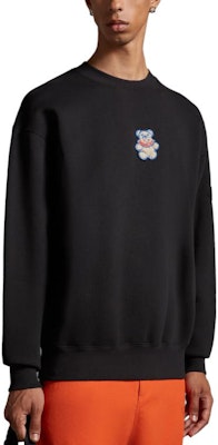 Moncler Crewneck Sweatshirt Hitam Lengan Panjang Kasual dengan Sulaman. I20918G00045809KX999 Lookbook Moncler Crewneck Sweatshirt Hitam Lengan Panjang Kasual dengan Sulaman. I20918G00045809KX999