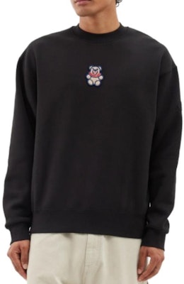 Moncler Crewneck Sweatshirt Hitam Lengan Panjang Kasual dengan Sulaman. I20918G00045809KX999 Purchase Moncler Crewneck Sweatshirt Hitam Lengan Panjang Kasual dengan Sulaman. I20918G00045809KX999
