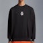 Details for Moncler Crewneck Sweatshirt Hitam Lengan Panjang Kasual dengan Sulaman. I20918G00045809KX999