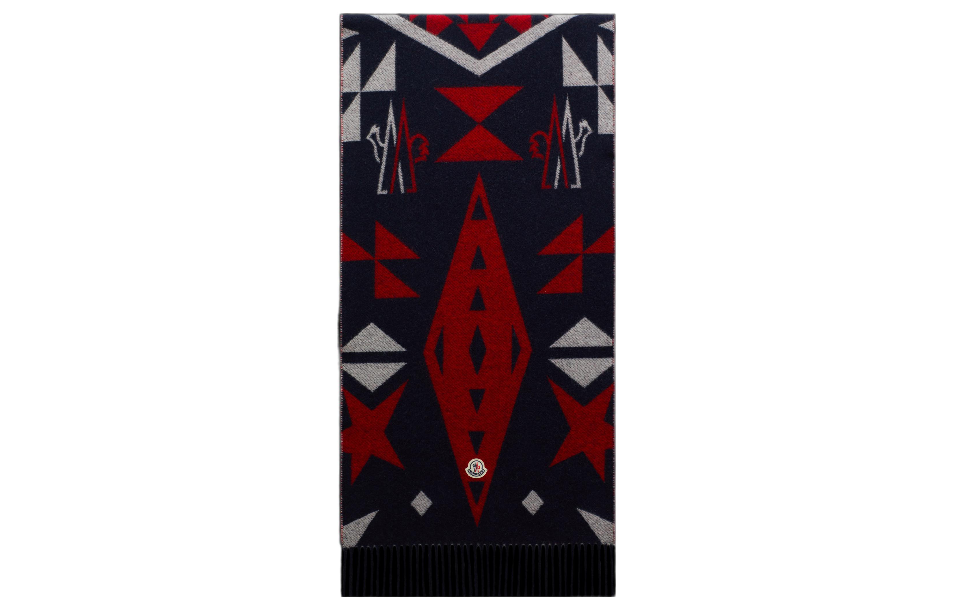 Order Moncler  Fashionable Comfortable Knit Scarf - Navy Blue. H20913C000010U089740