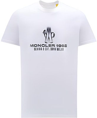 Moncler Graphic Letter Printed Crewneck Short Sleeve T-Shirt H20928C00002M2326001 Buy Moncler Graphic Letter Printed Crewneck Short Sleeve T-Shirt H20928C00002M2326001