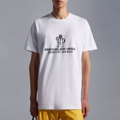 Moncler Graphic Letter Printed Crewneck Short Sleeve T-Shirt H20928C00002M2326001 Lookbook Moncler Graphic Letter Printed Crewneck Short Sleeve T-Shirt H20928C00002M2326001