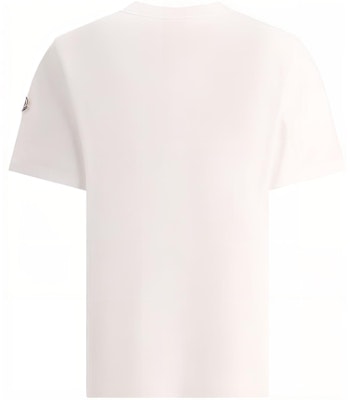 Moncler Graphic Print Crewneck White Short Sleeve T-Shirt 8C0006589A7G002 Lookbook Moncler Graphic Print Crewneck White Short Sleeve T-Shirt 8C0006589A7G002