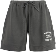 Moncler Gray Drawstring Shorts with Logo Print Casual Design. 8H00019M232792E Moncler Gray Drawstring Shorts with Logo Print Casual Design. 8H00019M232792E