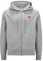 Moncler Gray Hoodie Zip-Up Long Sleeve Casual Sweatshirt. J10918G00028899V4981 Moncler Gray Hoodie Zip-Up Long Sleeve Casual Sweatshirt. J10918G00028899V4981