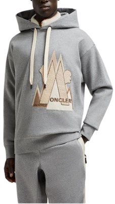 Moncler Gray Logo Hoodie Pullover Long Sleeve Sweatshirt. J20978G0000589A83984 Purchase Moncler Gray Logo Hoodie Pullover Long Sleeve Sweatshirt. J20978G0000589A83984