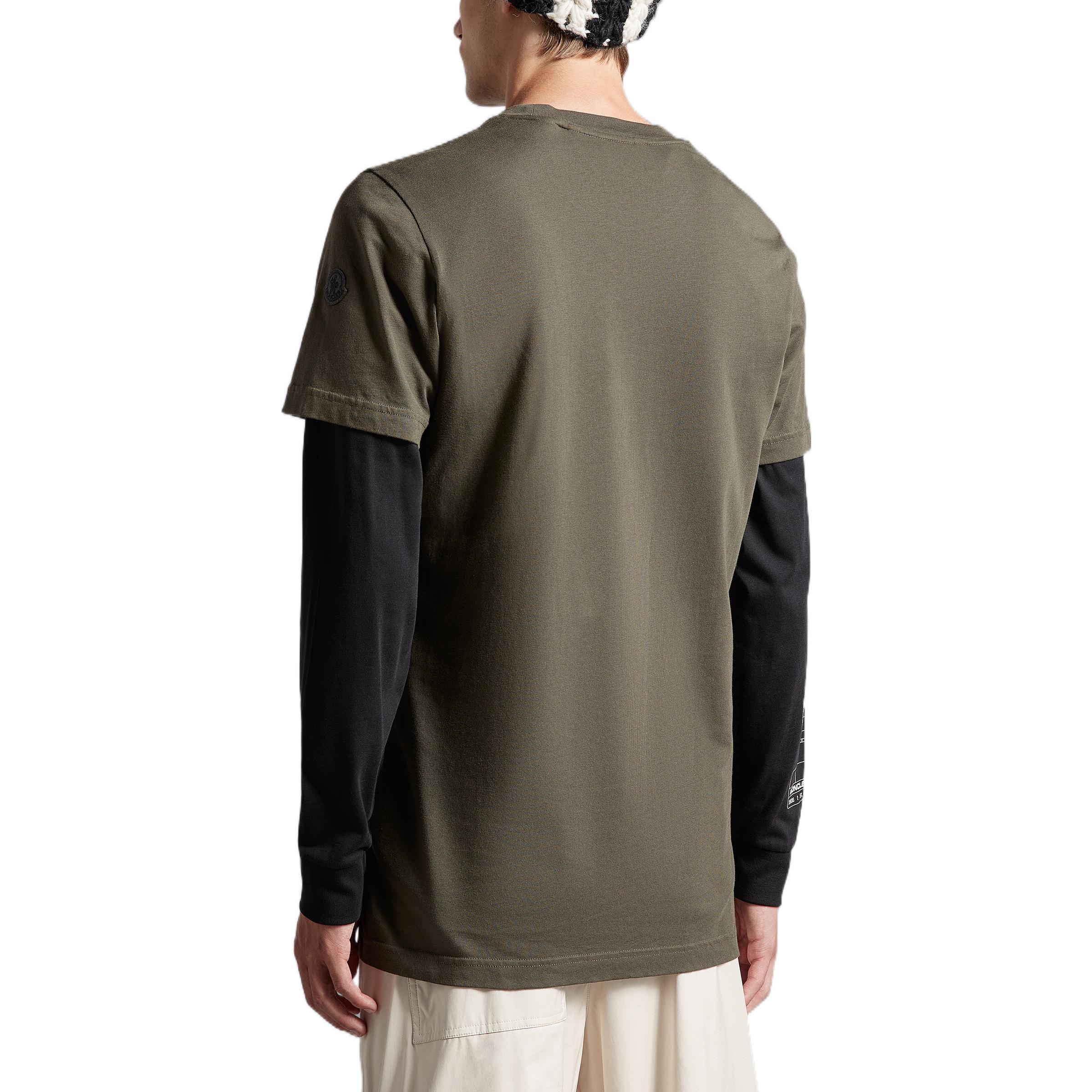 Moncler  Green Cartoon Print Crewneck Casual T-Shirt. H20928C00013M2326950 圖 4