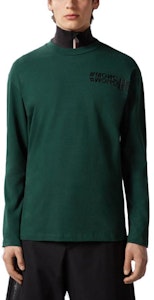Moncler 綠色字母印花長袖T恤 I20978D000028392787F Shop Moncler 綠色字母印花長袖T恤 I20978D000028392787F