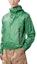 Shop Moncler Green Solid Zip-Up Hooded Slim Fit Jacket I10971A000105955N850