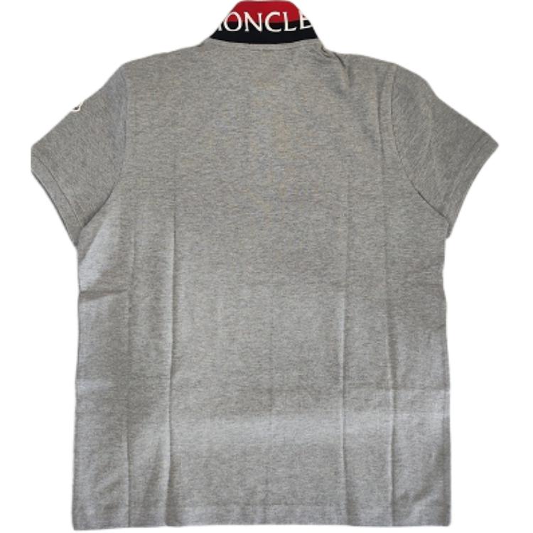 Moncler  Grey Logo Casual Short Sleeve Polo Shirt. 091830515084556984 圖 3
