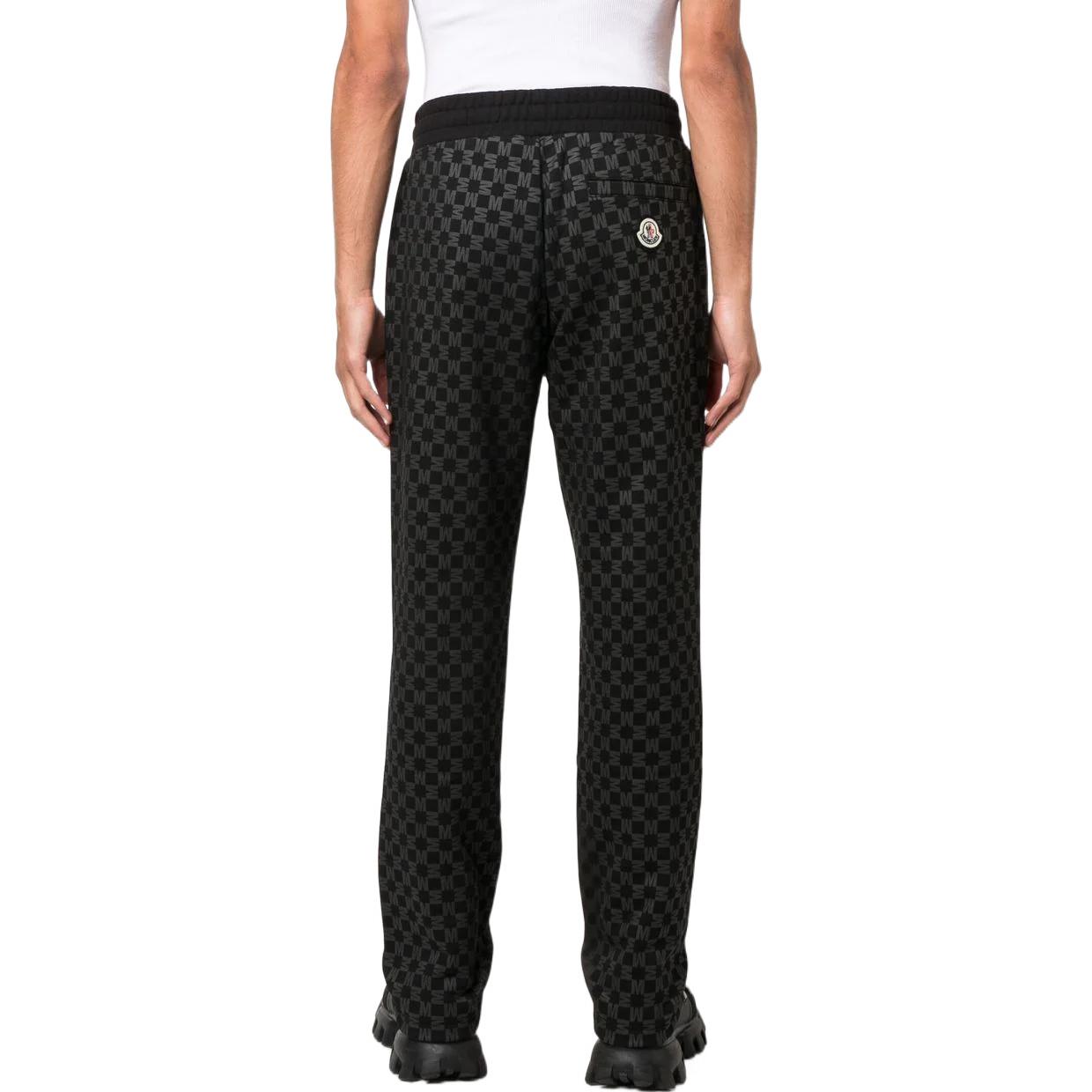 Purchase Moncler  Grey Logo Printed Knit Joggers Sports Pants. H20918H00021899TX999