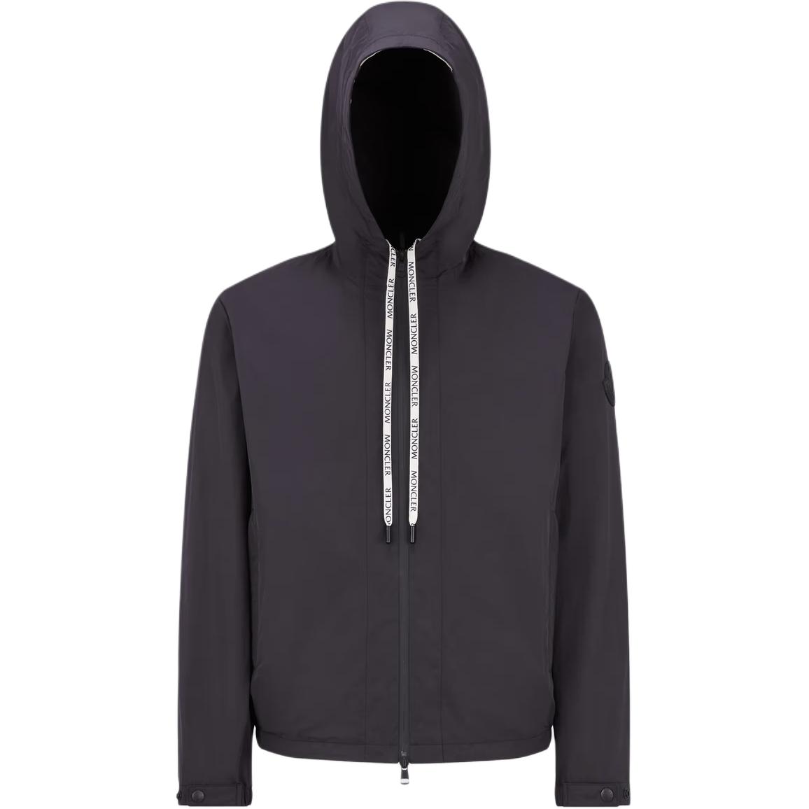 Moncler  Grey Loose-Fit Logo Hoodie Zip-Up Jacket. K10911A0019754A91999