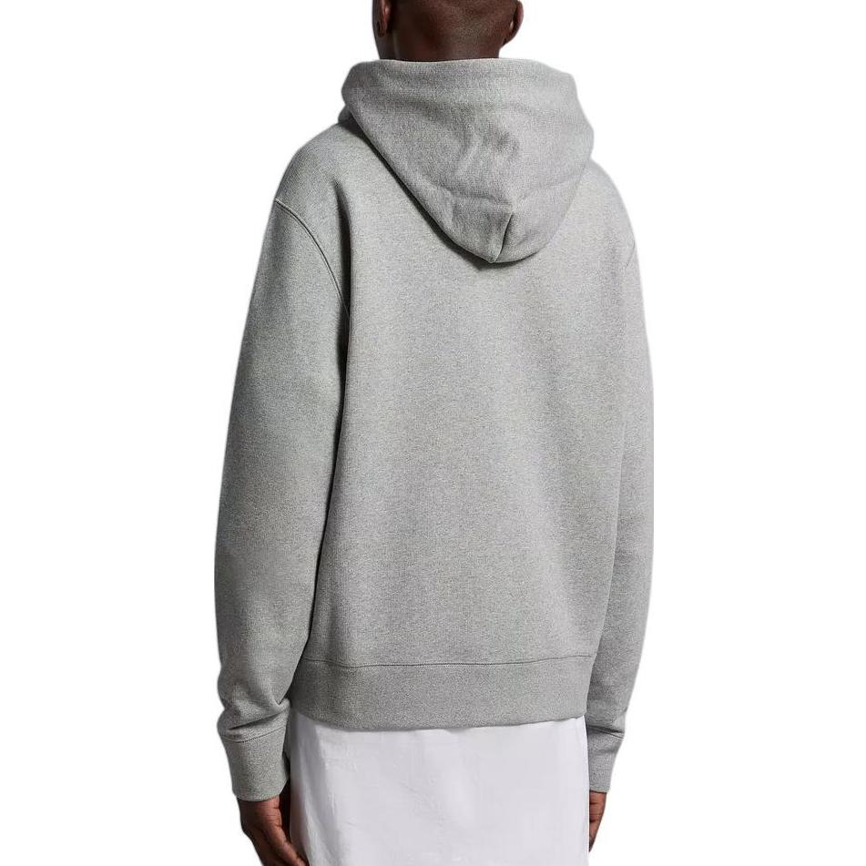 Moncler  Grey Solid Color Hooded Casual Jacket I10918G00042M2818984 圖 4