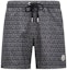 Buy Moncler Grey Swim Shorts with Monogram Print. J10912C00001597DAS99