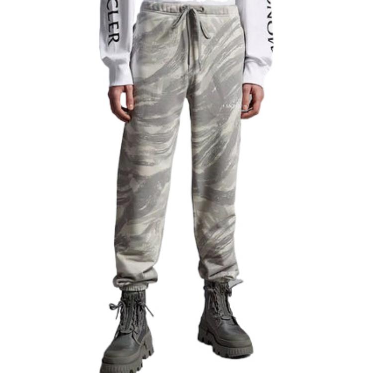 Shop Moncler  High-Waisted Jogger Pants Casual Trousers. H209K8H00001M2547F92