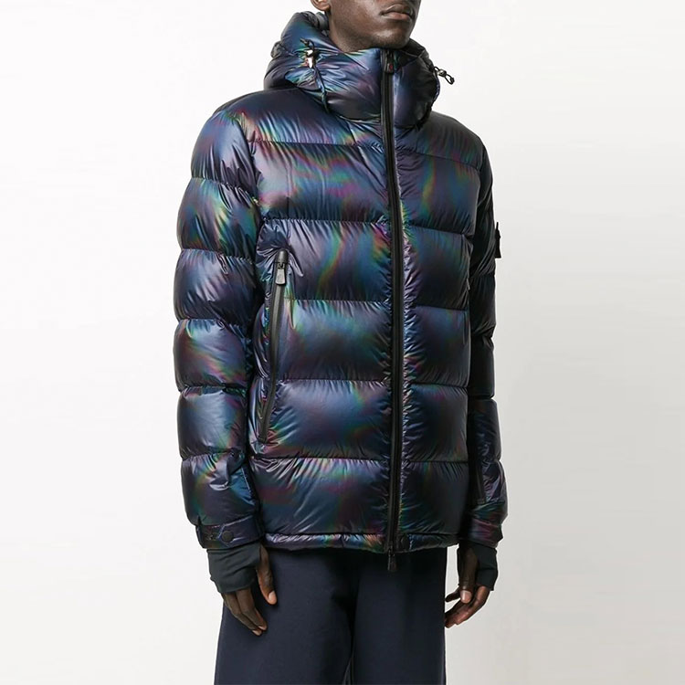 Moncler  Hooded Long Sleeve Down Jacket - Dark Blue F20971B52040539YX 圖 4