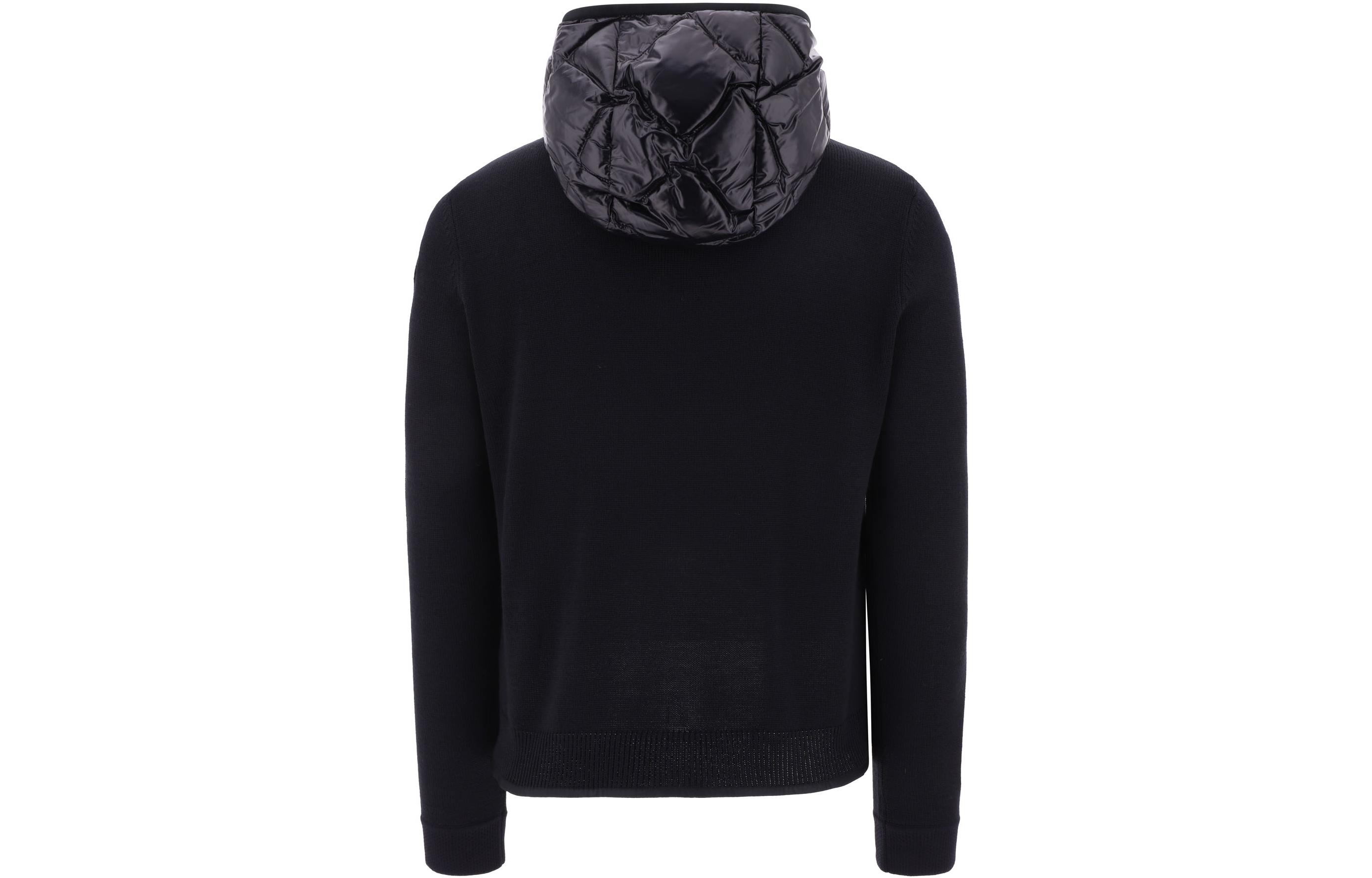 Lookbook Moncler Jaket Kardigan Quilted Hoodie Warna Polos 9B00024M1121999