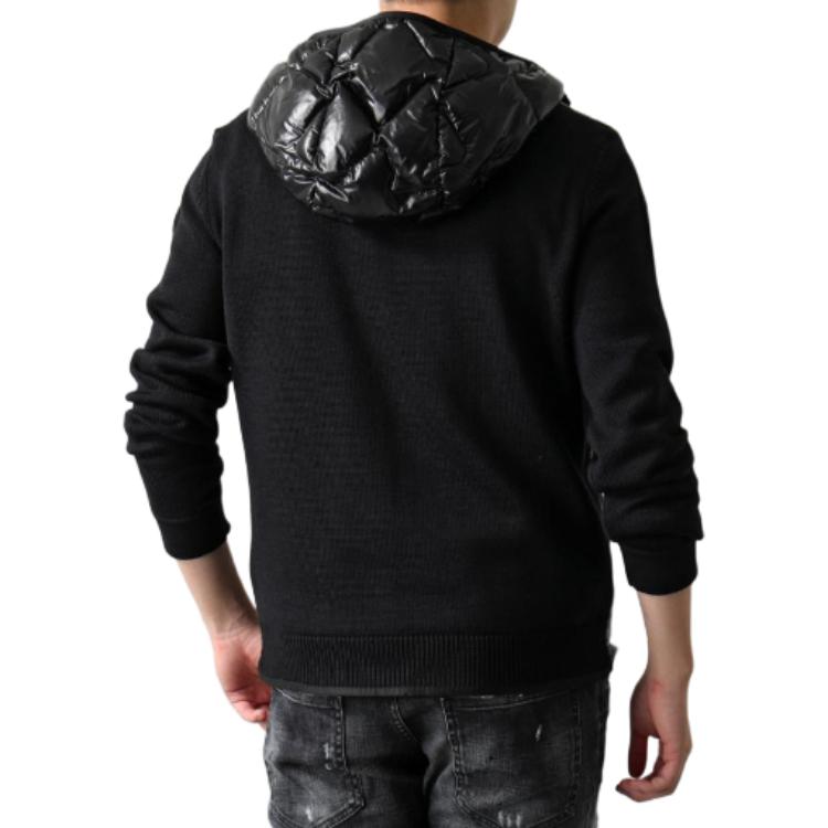 Purchase Moncler Jaket Kardigan Quilted Hoodie Warna Polos 9B00024M1121999