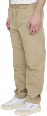 Moncler Khaki Loose Fit Casual Pants with Solid Color and Pockets. 2A00037597LL202 Shop Moncler Khaki Loose Fit Casual Pants with Solid Color and Pockets. 2A00037597LL202