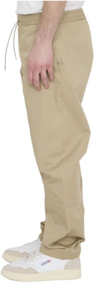 Moncler Khaki Loose Fit Casual Pants with Solid Color and Pockets. 2A00037597LL202 Purchase Moncler Khaki Loose Fit Casual Pants with Solid Color and Pockets. 2A00037597LL202