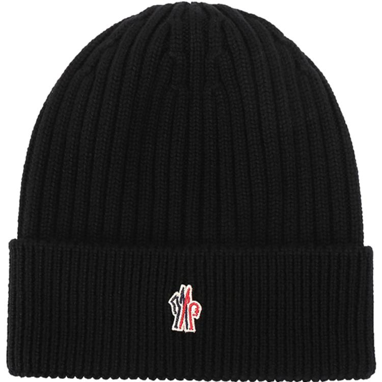 Details for Moncler  Knit Beanie with Logo Patch I20973B0001404761999