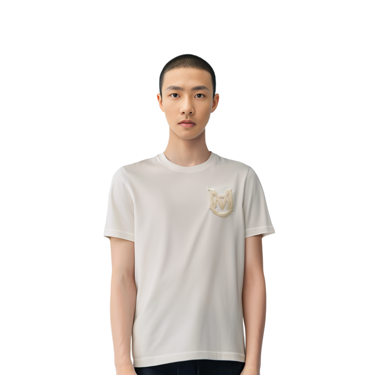 Moncler  Logo Crewneck T-Shirt White I20918C000048390T032 圖 6