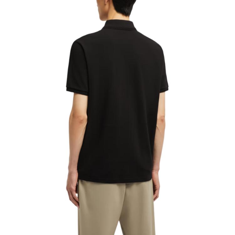 Moncler  Logo Patch Slim Fit Polo Shirt Black J20918A0000984556999 圖 5