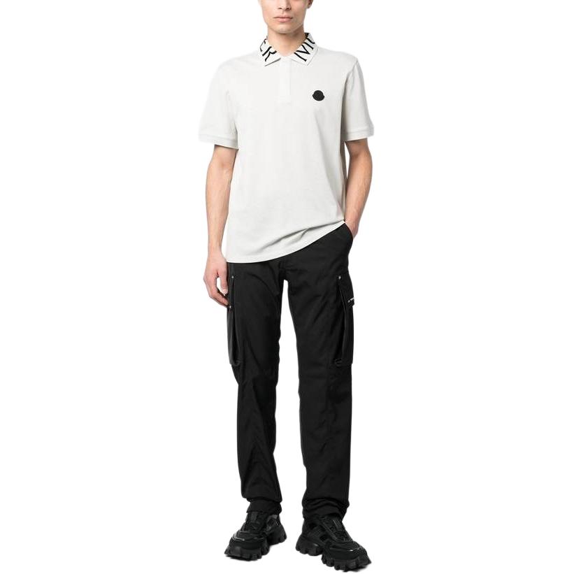 Lookbook Moncler Logo印花直筒下擺短袖POLO衫 8A000048467391R