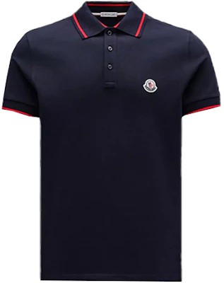 モンクレール ロゴ レッドトリム 半袖ポロシャツ I20918A000158455677X Order モンクレール ロゴ レッドトリム 半袖ポロシャツ I20918A000158455677X