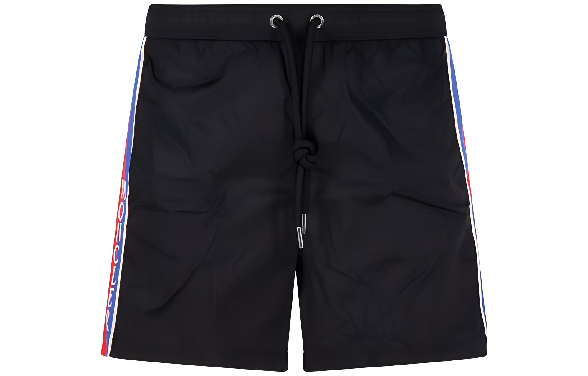 Moncler  Logo Trim Straight-Leg Swim Shorts l10912C0001153326997