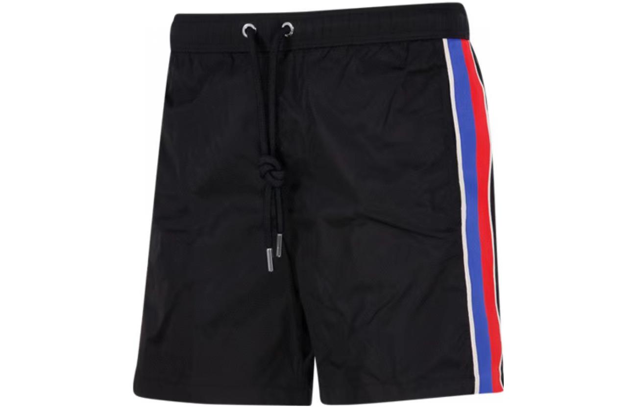 Shop 몽클레어 로고 트림 스트레이트 레그 스윔 쇼츠 l10912C0001153326997