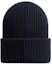 Lookbook Moncler Logo Wool Knit Beanie in Navy Blue. J20913B00066M1127742