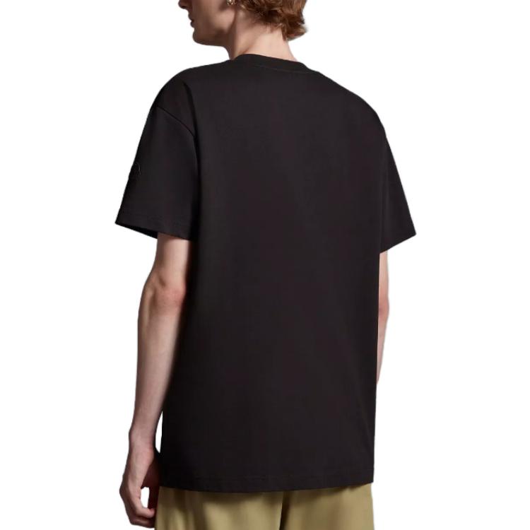 Moncler  Loose-Fit Logo Print Crewneck T-Shirt I20918C0006283927999 圖 4