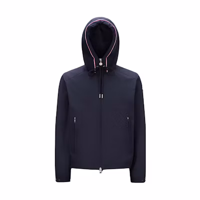 Moncler Navy Blue Hooded Zip Jacket I20911A0004754A9174S
