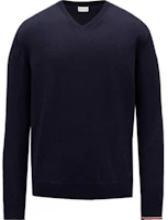 Order Moncler Navy Blue Logo Pullover Sweatshirt FW22. H10919D00001M1113742