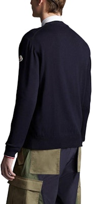 Moncler 海軍藍標誌套頭衫衛衣 FW22 H10919D00001M1113742 Shop Moncler 海軍藍標誌套頭衫衛衣 FW22 H10919D00001M1113742