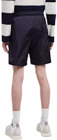 Shop Moncler Bañador Azul Marino con Rayas Sólidas y Cordón Ajustable. J20912C0000653326778