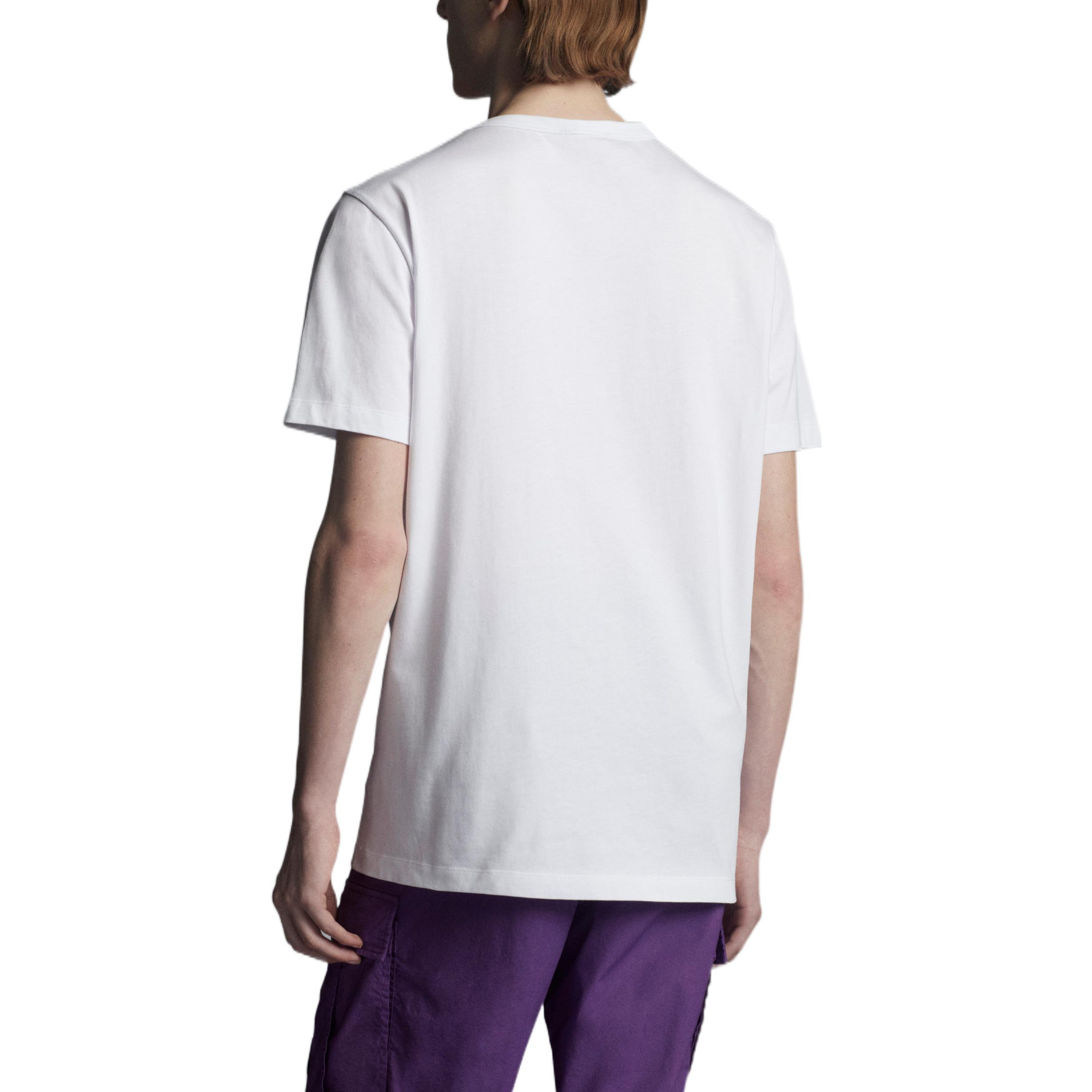 Moncler  Optical White Letter Crewneck T-Shirt SS22 Collection. H10918C000438390T001 圖 5