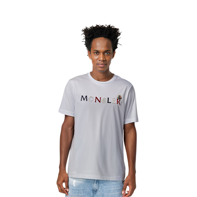 Moncler  Optical White Letter Crewneck T-Shirt SS22 Collection. H10918C000438390T001 圖 6
