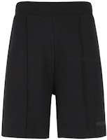 Moncler Oversized Minimalist Cotton Logo Shorts in Black. I10918H00002899W4999 Moncler Oversized Minimalist Cotton Logo Shorts in Black. I10918H00002899W4999