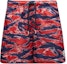 Order Moncler Red Colorblock Logo Stripe Swim Shorts. H10912C00001595WW470
