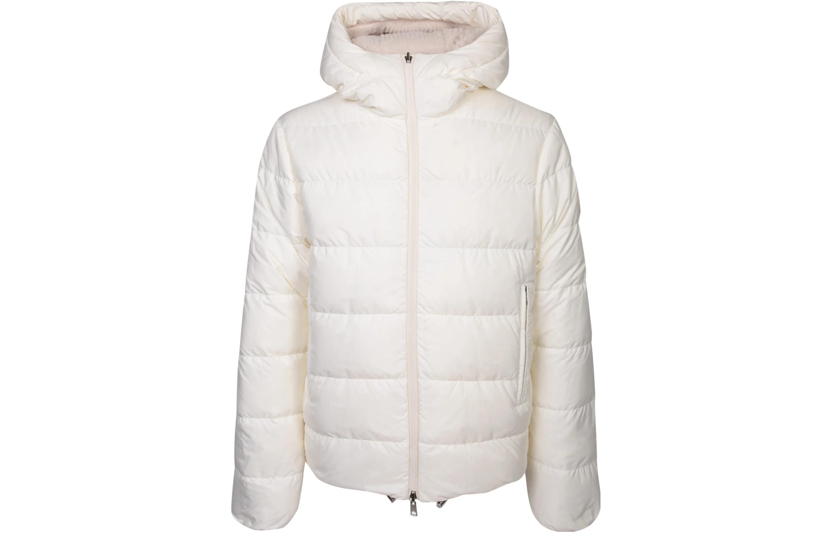 Moncler  Reversible Logo Hooded Puffer Jacket Off-White Long Sleeve. I20911A0019389AA3038 圖 4