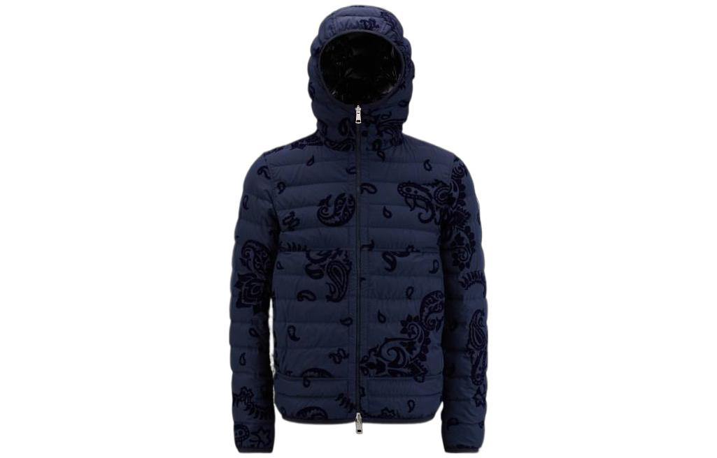 Moncler  Reversible Quilted Down Jacket with All-Over Print and Hood. I10911A00093596MJF77
