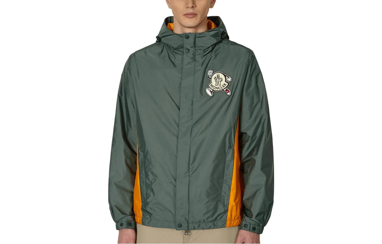 Order Moncler  Slim-Fit Nylon Hooded Jacket Military Green. 1A0003653A5E-P83
