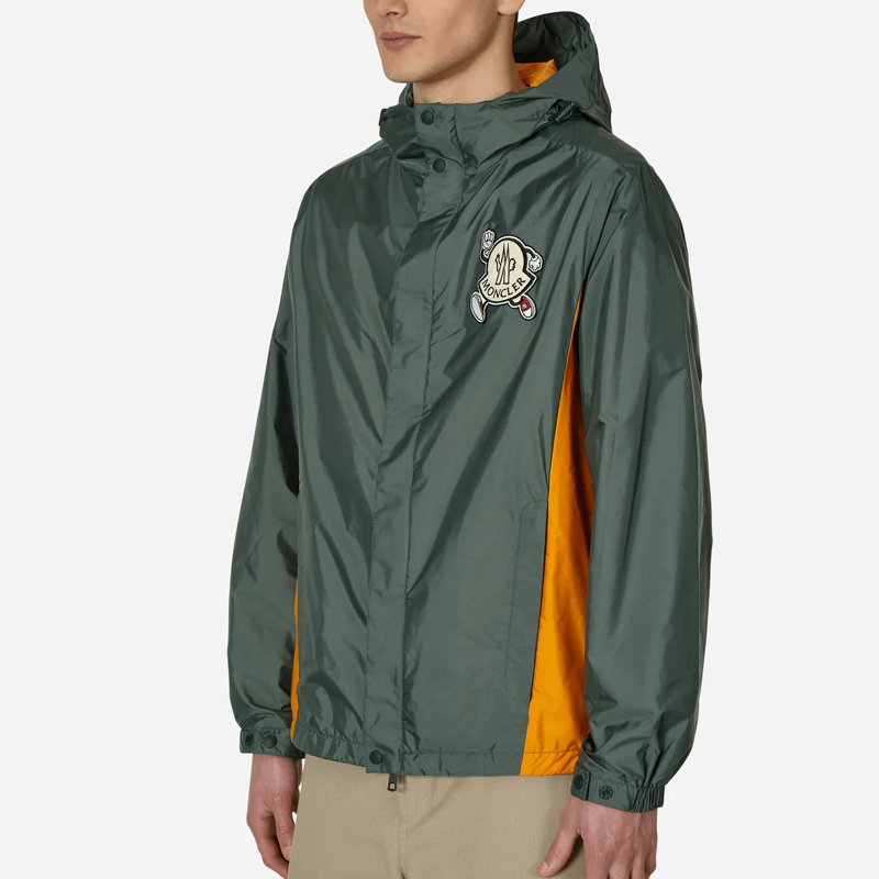 Purchase Moncler  Slim-Fit Nylon Hooded Jacket Military Green. 1A0003653A5E-P83