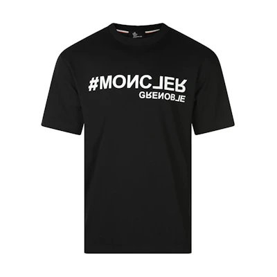 Moncler Slim Fit Crew Neck Black Short Sleeve Tee. J10978C0000383927999