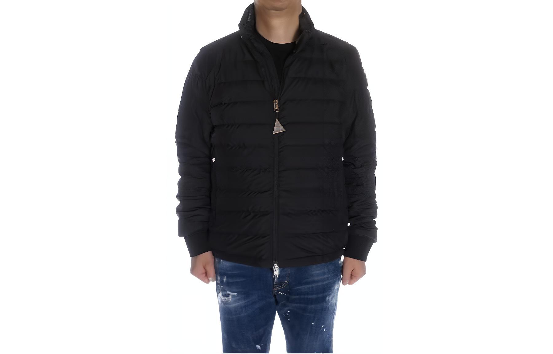 Moncler  Slim Fit Down Jacket with Embroidered Logo. 0911A0000454A81999