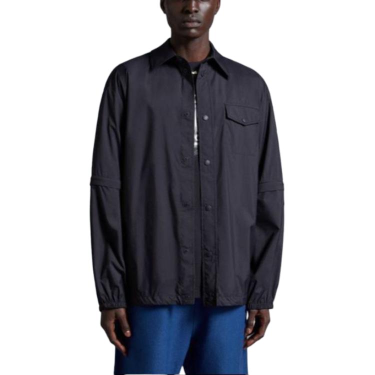 Moncler  Slim Fit Long Sleeve Shirt with Pockets Black J10912F00008596TM999 圖 3