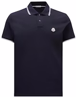 Moncler Slim Fit Solid Color Button Short Sleeve Polo Shirt Blue J10918A000258455677X Moncler Slim Fit Solid Color Button Short Sleeve Polo Shirt Blue J10918A000258455677X